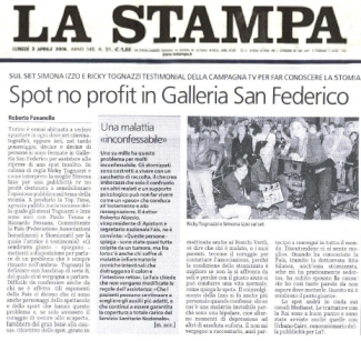 Progetto Simona - La Stampa